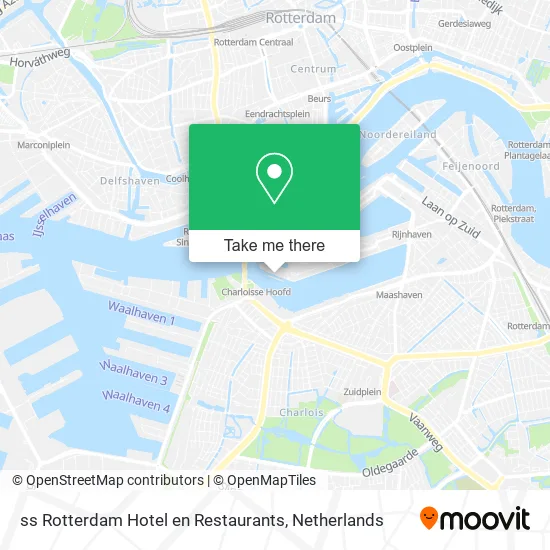 ss Rotterdam Hotel en Restaurants map