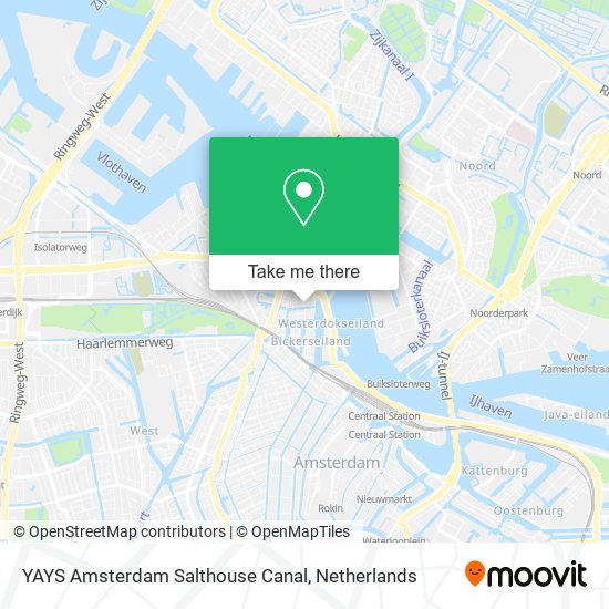 YAYS Amsterdam Salthouse Canal Karte