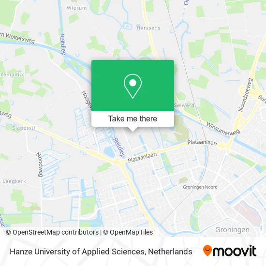 Hanze University of Applied Sciences map