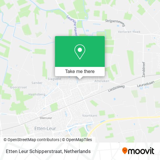 Etten Leur Schipperstraat map