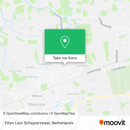 Etten Leur Schipperstraat Karte