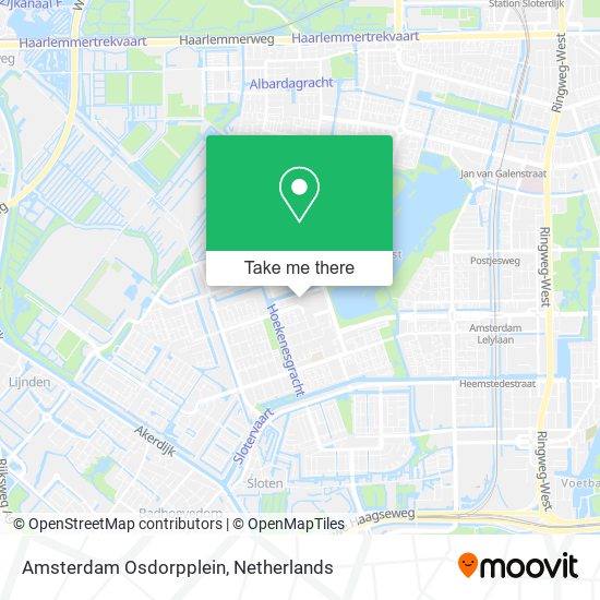 Amsterdam Osdorpplein map