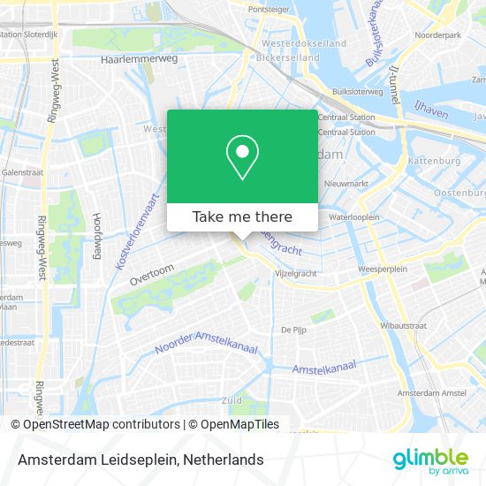 Amsterdam Leidseplein map