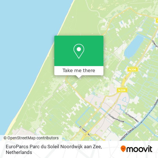 EuroParcs Parc du Soleil Noordwijk aan Zee Karte