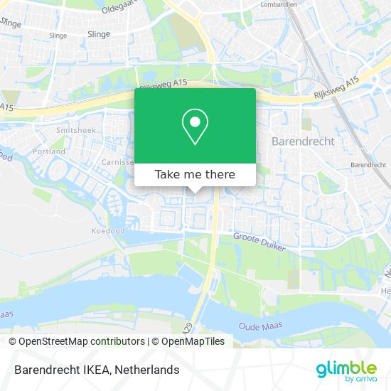 Barendrecht IKEA map