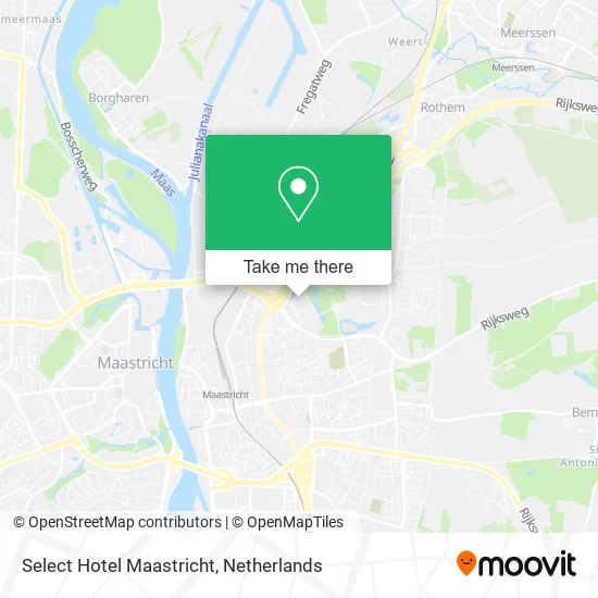 Select Hotel Maastricht map
