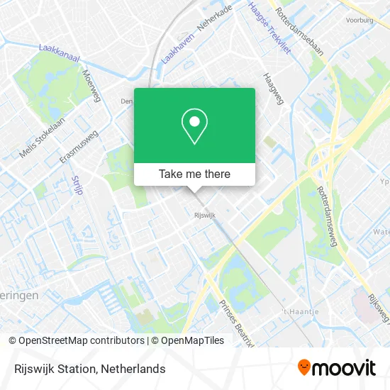 Rijswijk Station map