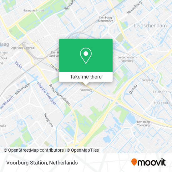 Voorburg Station map