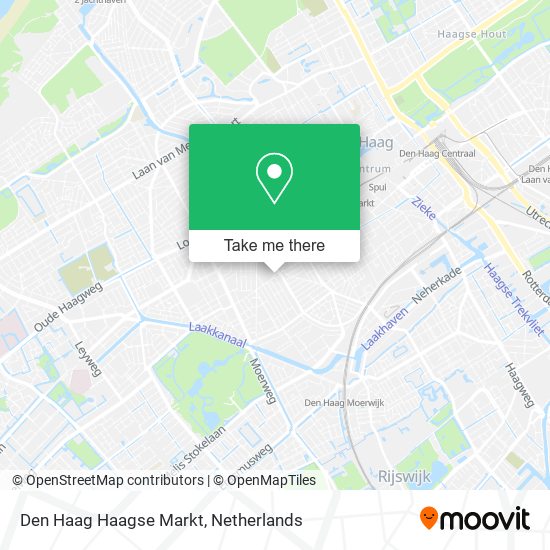 Den Haag Haagse Markt map