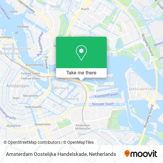 Amsterdam Oostelijke Handelskade map