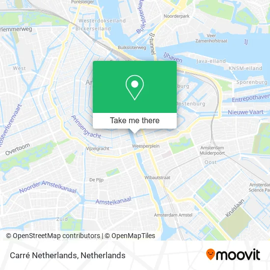 Carré Netherlands map