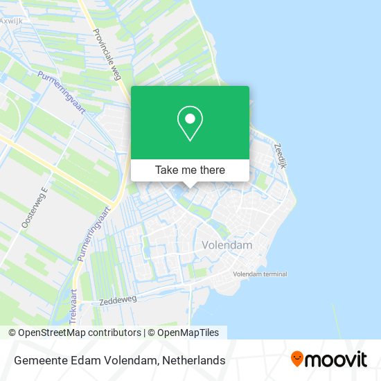 Gemeente Edam Volendam map