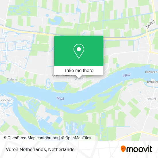 Vuren Netherlands map