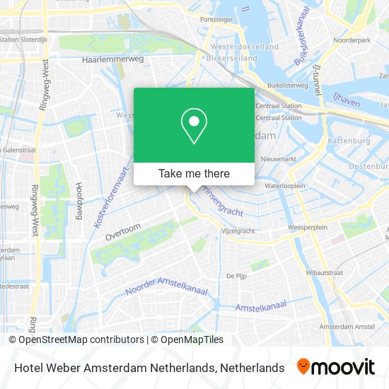 Hotel Weber Amsterdam Netherlands Karte