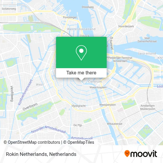 Rokin Netherlands Karte