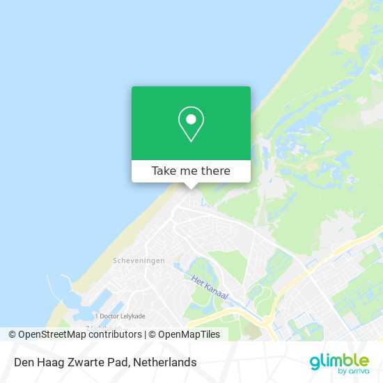 Den Haag Zwarte Pad map