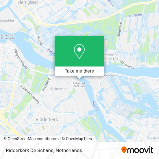 Ridderkerk De Schans Karte
