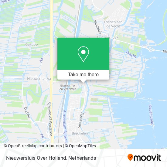 Nieuwersluis Over Holland map