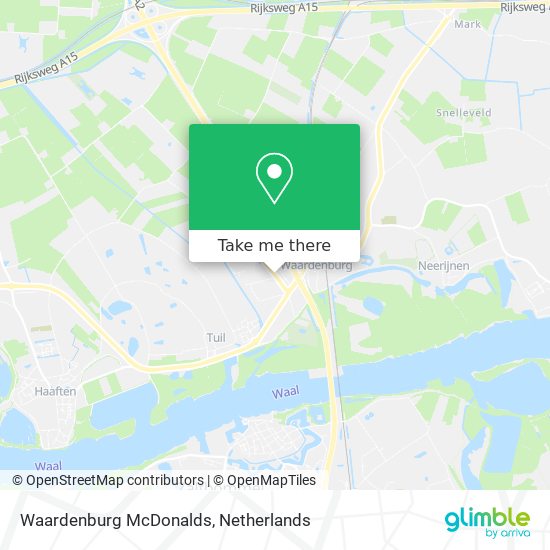 Waardenburg McDonalds map