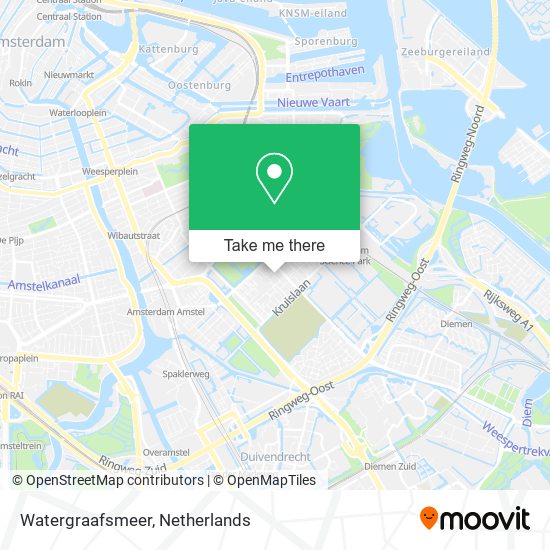 Watergraafsmeer map