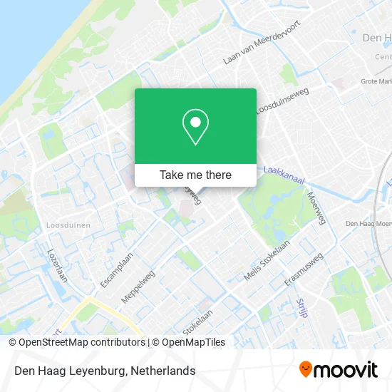 Den Haag Leyenburg map