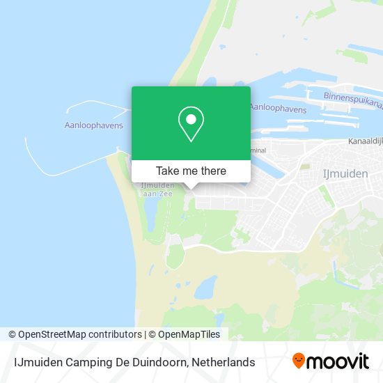 IJmuiden Camping De Duindoorn Karte