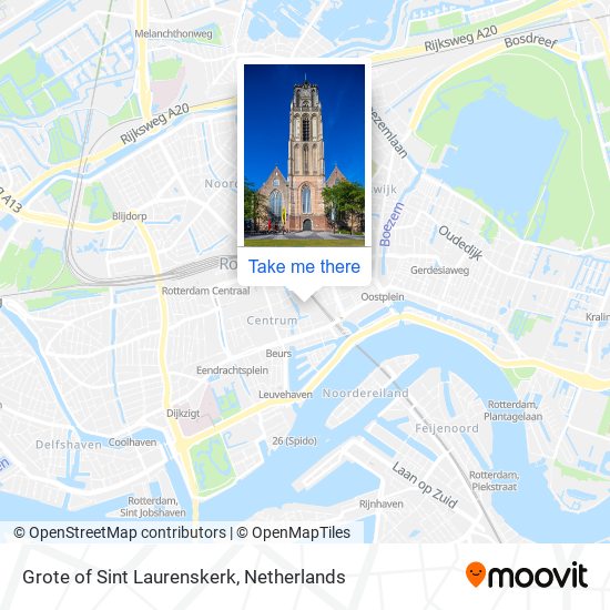 Grote of Sint Laurenskerk map