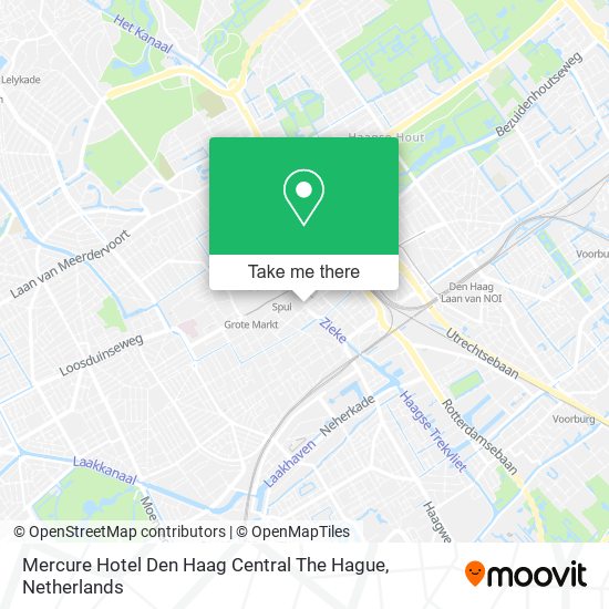 Mercure Hotel Den Haag Central The Hague map