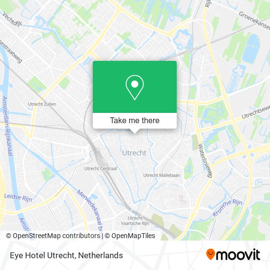 Eye Hotel Utrecht map