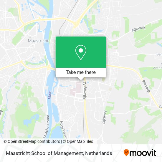 Maastricht School of Management map