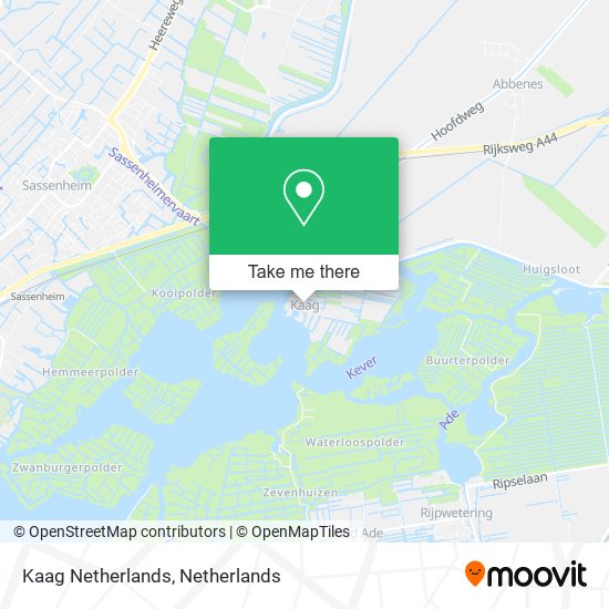 Kaag Netherlands Karte