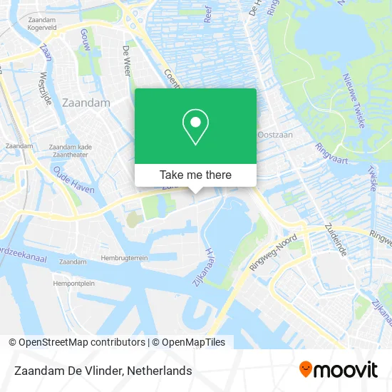 Zaandam De Vlinder map