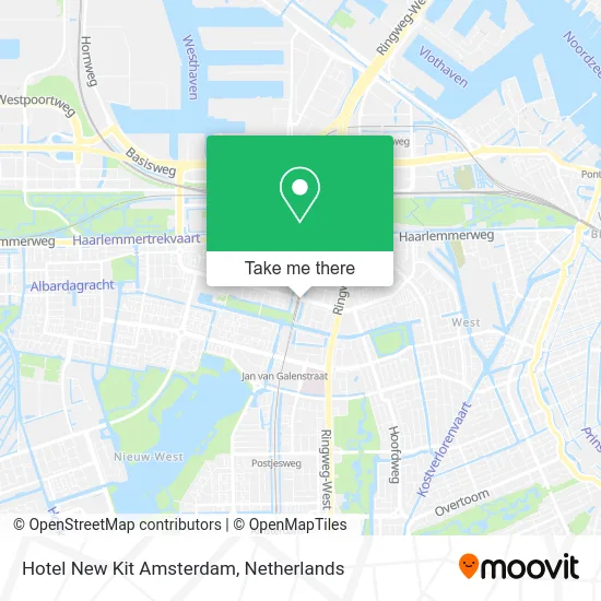 Hotel New Kit Amsterdam map