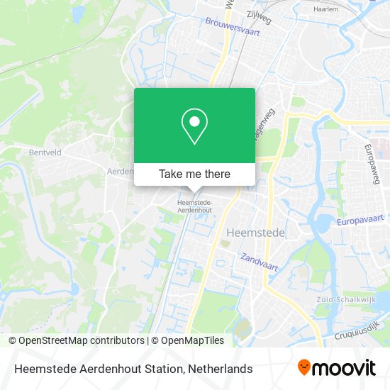 Heemstede Aerdenhout Station map