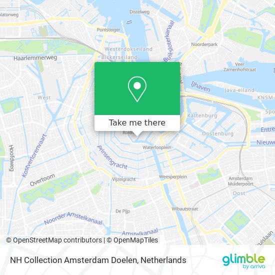 NH Collection Amsterdam Doelen map