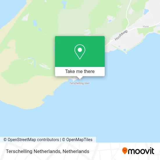 Terschelling Netherlands map