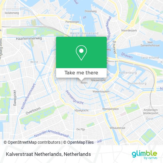 Kalverstraat Netherlands map