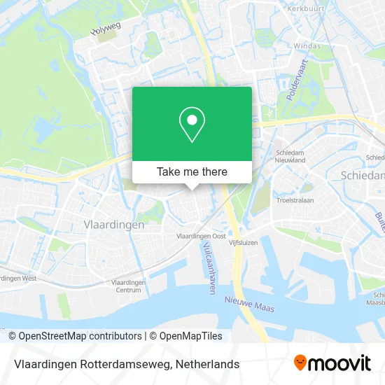Vlaardingen Rotterdamseweg Karte