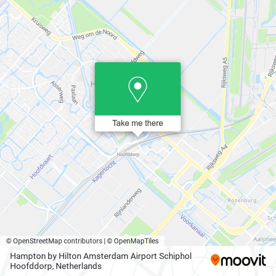 Hampton by Hilton Amsterdam Airport Schiphol Hoofddorp map