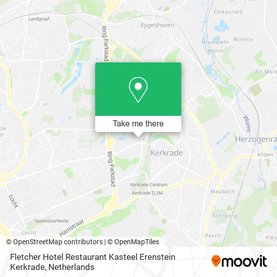Fletcher Hotel Restaurant Kasteel Erenstein Kerkrade Karte