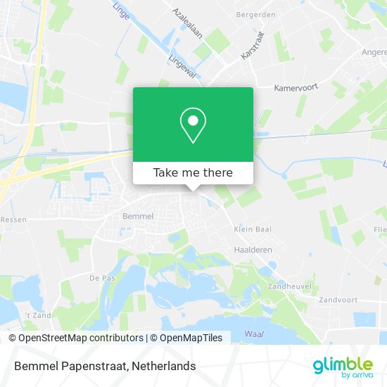 Bemmel Papenstraat map