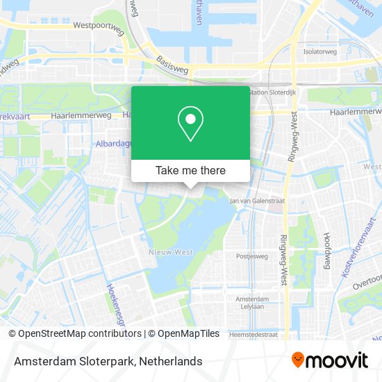 Amsterdam Sloterpark map