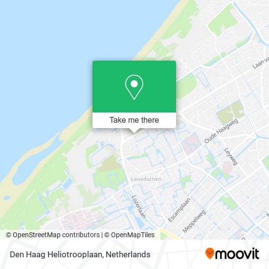 Den Haag Heliotrooplaan map