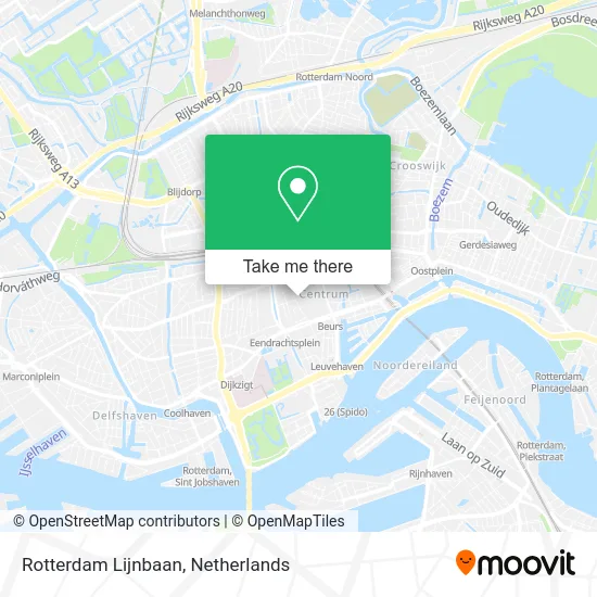 Rotterdam Lijnbaan map