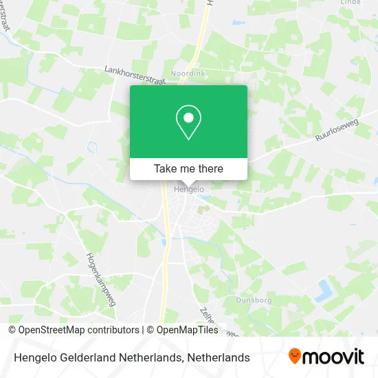 Hengelo Gelderland Netherlands map