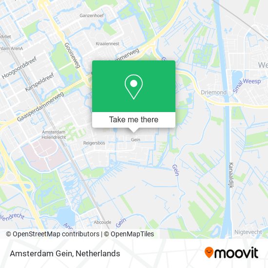 Amsterdam Gein map