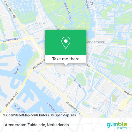 Amsterdam Zuideinde Karte