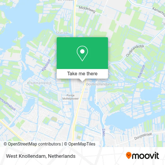 West Knollendam map