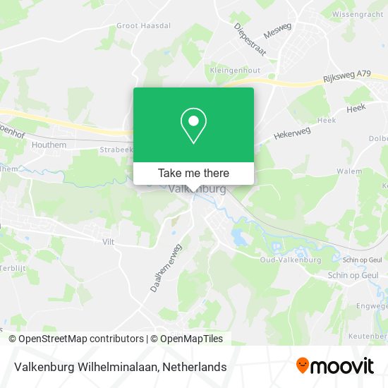 Valkenburg Wilhelminalaan map