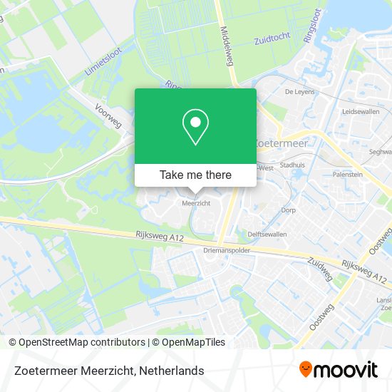Zoetermeer Meerzicht map
